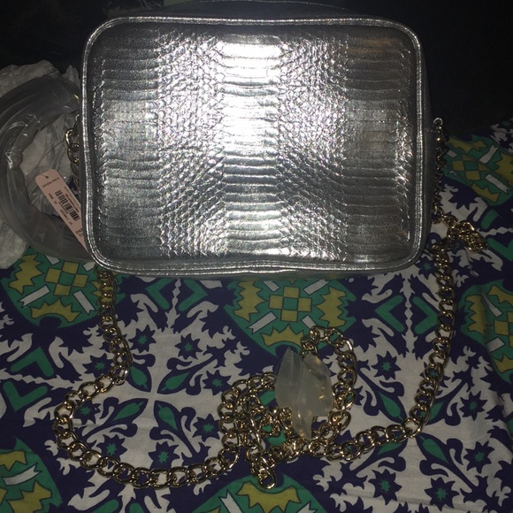 Victoria's Secret Official Crossbody Bag in Silver - Picture 5 of 5